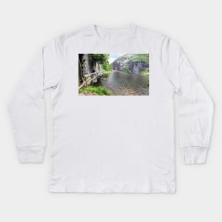 Avalanche Pass - Adirondacks Kids Long Sleeve T-Shirt